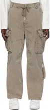 C2h4 Khaki Volcano Cargo Pants In Erode Khaki