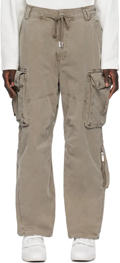 C2h4 Khaki Volcano Cargo Pants In Erode Khaki