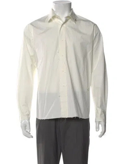Pre-owned C2h4 Long Sleeve Shirt In White
