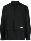 C2h4 Long-sleeved Layered Shirt In 黑色