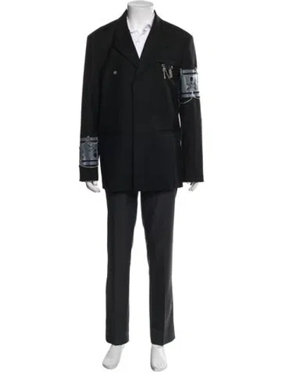 Pre-owned C2h4 Men Blazer In Black