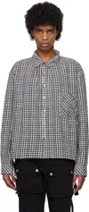 C2h4 Navy & Black Profile Shirt In Navy & Black