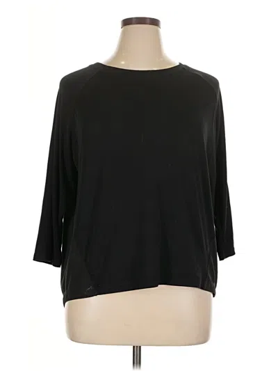 Pre-owned C9 By Champion 3/4 Sleeve T-shirt In Black