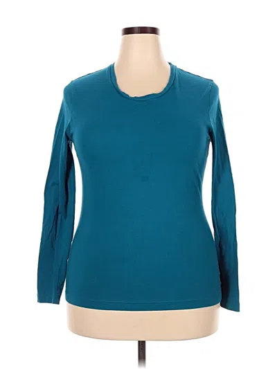 Pre-owned C9 By Champion 3/4 Sleeve T-shirt In Blue