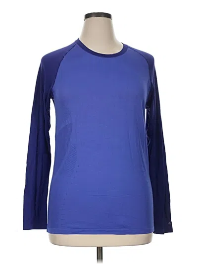 Pre-owned C9 By Champion 3/4 Sleeve T-shirt In Blue