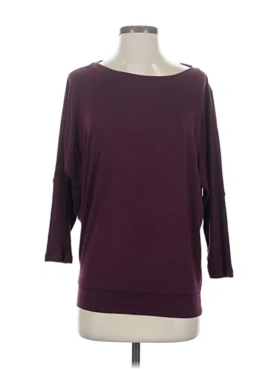 Pre-owned C9 By Champion 3/4 Sleeve T-shirt In Burgundy