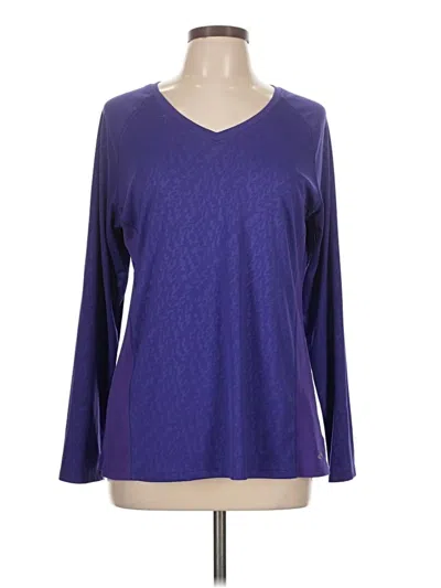 Pre-owned C9 By Champion 3/4 Sleeve T-shirt In Purple