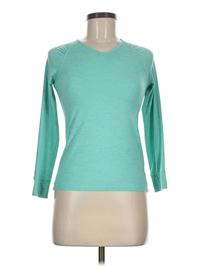 Pre-owned C9 By Champion 3/4 Sleeve T-shirt In Teal
