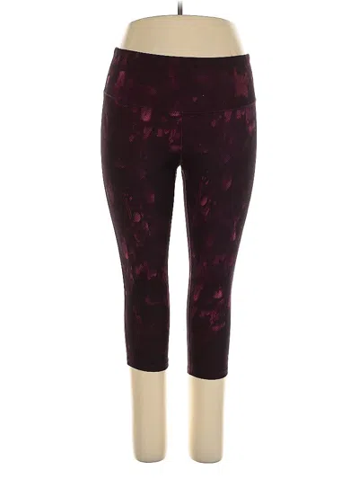 Pre-owned C9 By Champion Active Pants In Burgundy