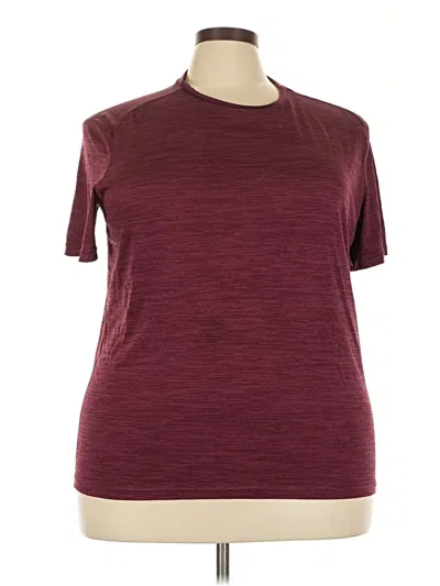 Pre-owned C9 By Champion Active T-shirt In Burgundy