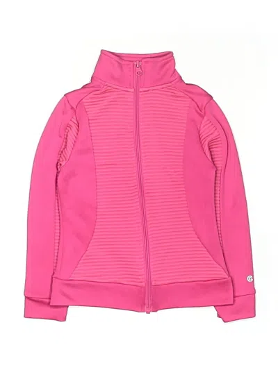 Pre-owned C9 By Champion Kids' Cardigan Sweater In Pink