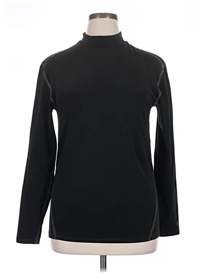 Pre-owned C9 By Champion Long Sleeve Top Black Turtleneck Tops