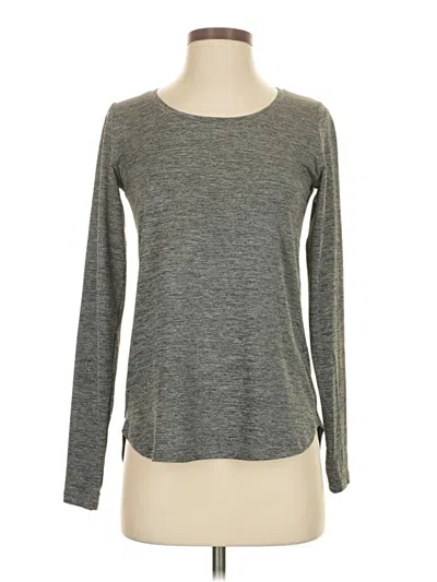 Pre-owned C9 By Champion Long Sleeve Top Gray Crew Neck Tops