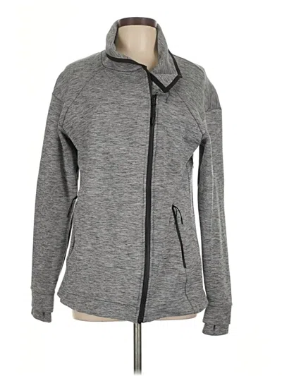 Pre-owned C9 By Champion Long Sleeve Top Gray Mock Neckline Tops