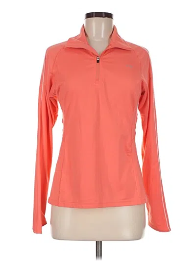 Pre-owned C9 By Champion Long Sleeve Top Orange Turtleneck Tops