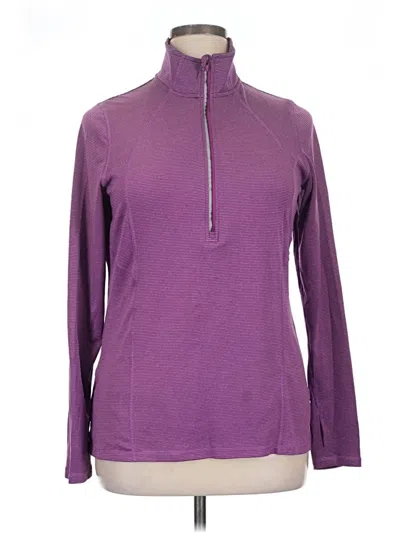 Pre-owned C9 By Champion Long Sleeve Top Purple Turtleneck Tops