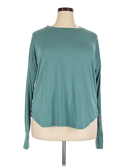 Pre-owned C9 By Champion Long Sleeve T-shirt In Teal