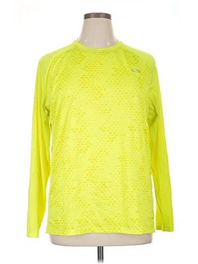 Pre-owned C9 By Champion Long Sleeve T-shirt In Yellow