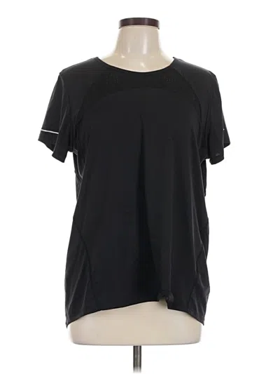 Pre-owned C9 By Champion Short Sleeve Top Black Crew Neck Tops