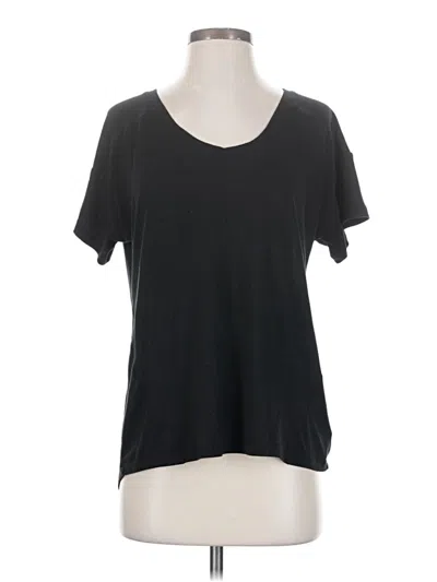Pre-owned C9 By Champion Short Sleeve Top Black V-neck Tops
