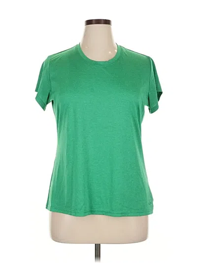 Pre-owned C9 By Champion Short Sleeve Top Green Crew Neck Tops