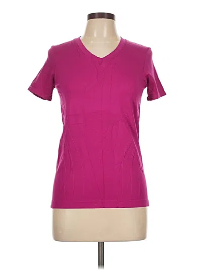 Pre-owned C9 By Champion Short Sleeve Top Purple V-neck Tops