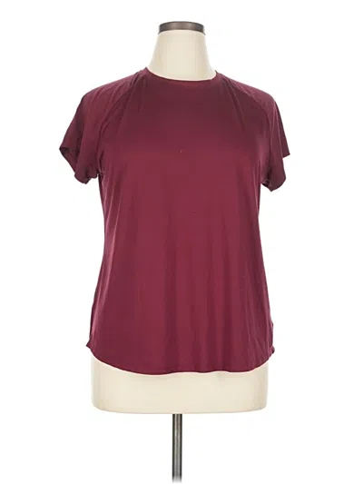 Pre-owned C9 By Champion Short Sleeve T-shirt In Burgundy