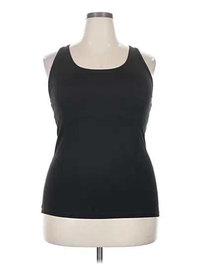 Pre-owned C9 By Champion Sleeveless Top Black Halter Neckline Tops