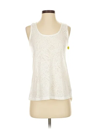 Pre-owned C9 By Champion Sleeveless Top White Scoop Neck Tops