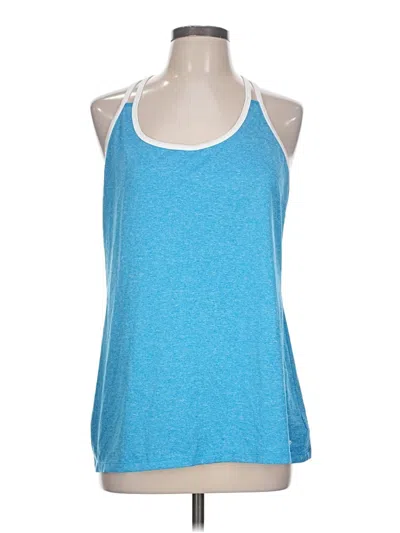 Pre-owned C9 By Champion Tank Top Blue Halter Neckline Tops