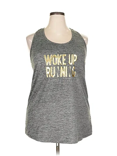 Pre-owned C9 By Champion Tank Top Gray Halter Neckline Tops