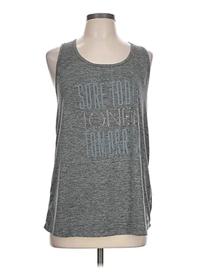 Pre-owned C9 By Champion Tank Top Gray Halter Neckline Tops