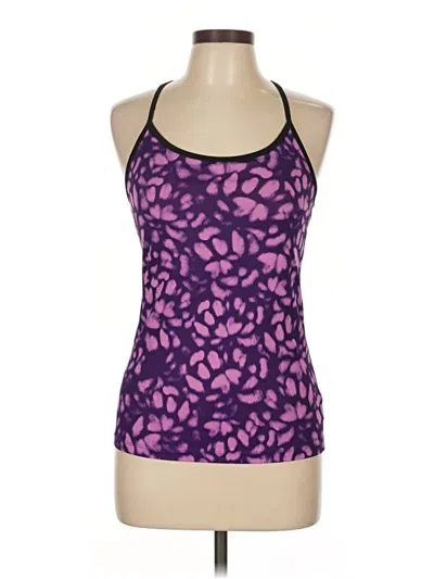 Pre-owned C9 By Champion Tank Top Purple Halter Neckline Tops