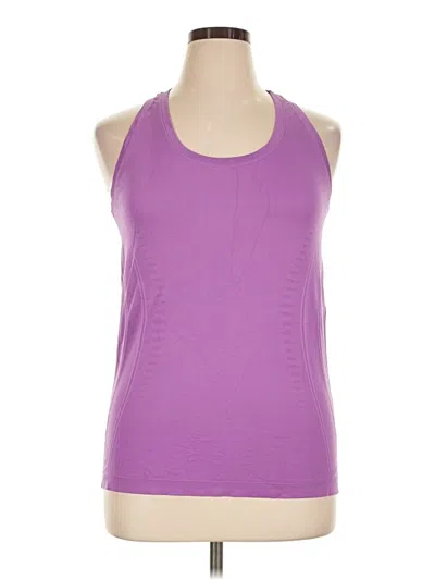Pre-owned C9 By Champion Tank Top Purple Halter Neckline Tops