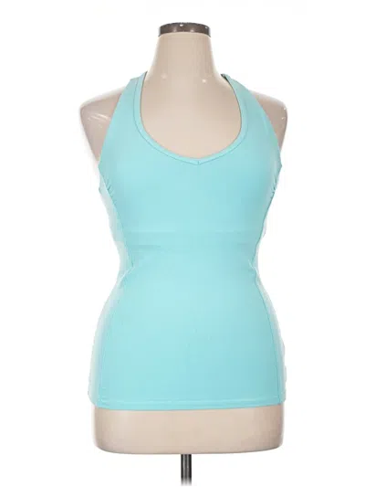 Pre-owned C9 By Champion Tank Top Teal Halter Neckline Tops