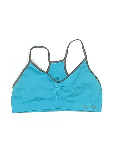 Pre-owned C9 By Champion Kids' Tank Top Teal Halter Neckline Tops In Blue