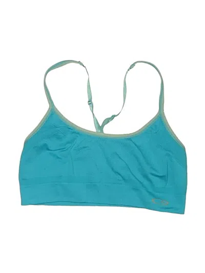 Pre-owned C9 By Champion Kids' Tank Top Teal Halter Neckline Tops In Blue