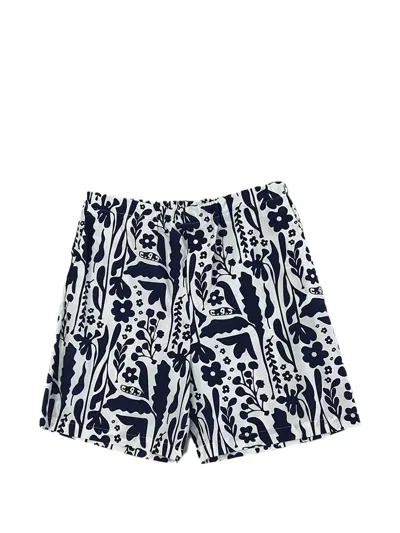 C.9.3 Cotton Shorts In White