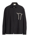 C.9.3 Man Shirt Black Size Xxl Polyester, Wool, Viscose, Elastane