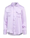 C.9.3 Man Shirt Lilac Size Xl Polyester In Purple