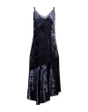 Ca' Vagan Woman Midi Dress Midnight Blue Size L Viscose, Polyester