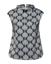 Ca' Vagan Woman Top Black Size S Polyester, Elastane In Black
