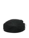 Ca4la Bow-embellishment Beret In Black