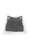 Ca4la Cat Ears Embellished Hat In Gray