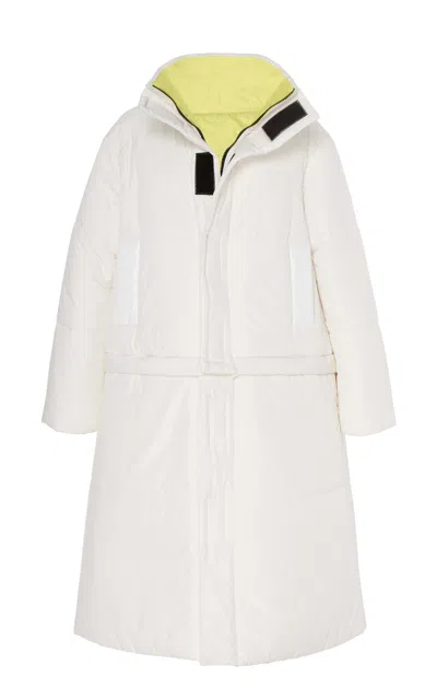 Caalo Reversible Convertible Sustainable Down Coat In White