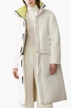 Caalo Reversible Convertible Sustainable Down Coat In Off-white