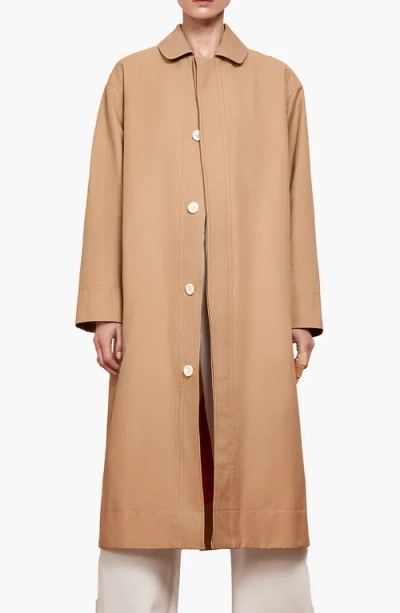Caalo Reversible Sustainable Down Coat In Camel