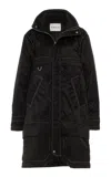 Caalo Sustainable Down Water-resistant Anorak In Black