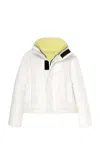 Caalo Sustainable Reversible Cropped Coat In White