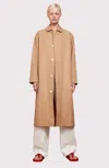 Caalo Water Resistant Sustainable Car Coat In Brown